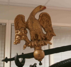 Eagle counterweight detail from the Columbian Press, Pathfoot Press, University of Stirling